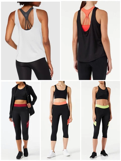 AURIQUE Women's Sports Top and Leggings multi Size