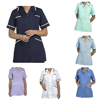 Assistenza sanitaria bellezza Infermieristico Tuniche Donna Ragazze Donna Top uniforme Camicie Top-N550