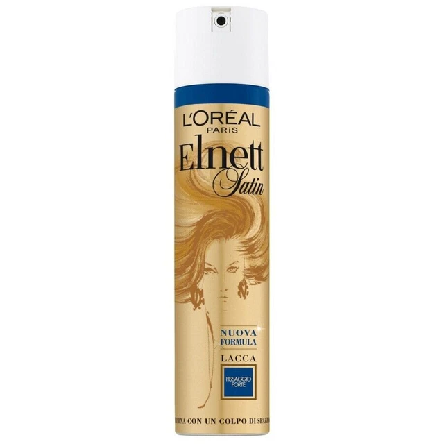 L'Oréal Paris Elnett Satin Haarspray Forte – Starker Halt 48h, 200 Ml