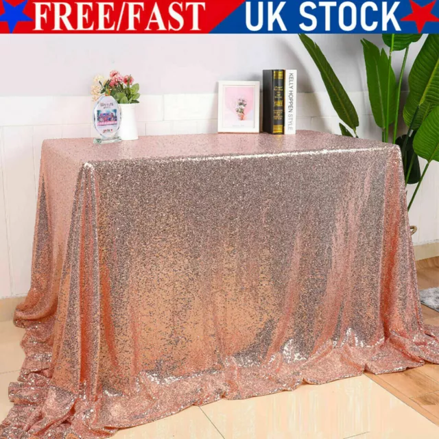 Sequin Glitter Tablecloth Sparkly Table Cloth Cover Wedding Party Banquet Decor