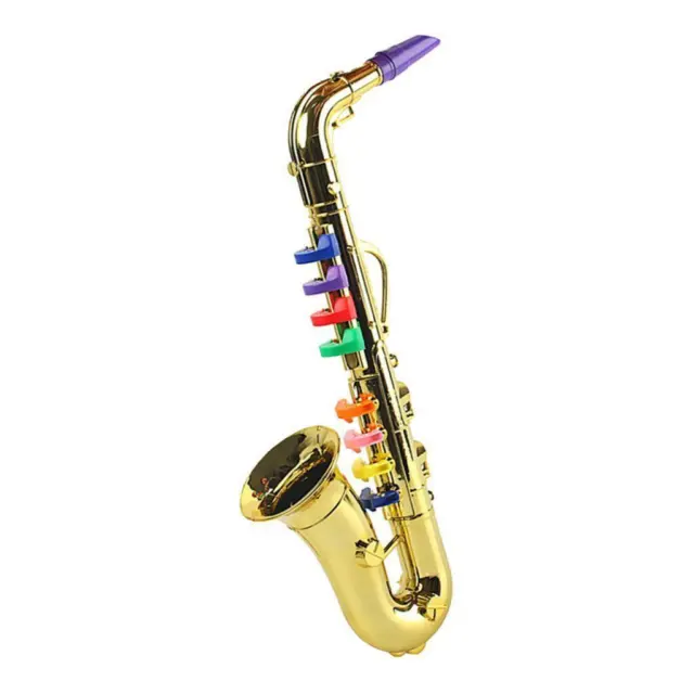 Saxophon Play Prop 8 farbige Noten Saxophon Kinder Musik Geburtstag Spielzeug