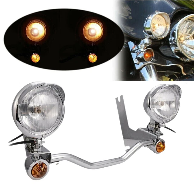 Passing Driving Spot Lamp Turn Signal Light For Harley Touring Road King 94-2013