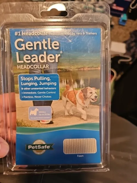 PetSafe Gentle Leader Head Collar Size Small Up To 25-lbs, Fawn Colored