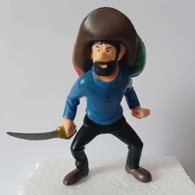 Plastoy Figurine Tintin & Haddock + Accessoires - Autres figurines et