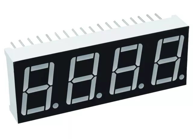 Seven 7 Segment LED Display 0.56" 1 to 4 Digits Anode Cathode