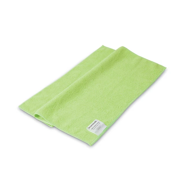 Boardwalk Microfiber Cleaning Cloths 16 x 16 Green 24/Pack 16GRECLOTHV2