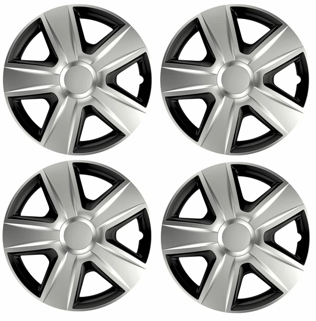 4x Wheel Trims Hub Caps 15" Covers fits Ford Focus Mondeo Fiesta KA C-Max