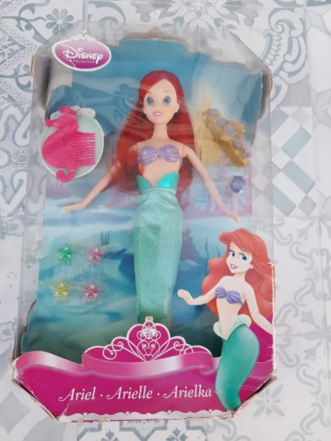 Ariel The Little Mermaid Doll - rare 2000s Disney Doll Boxed Simba Disney