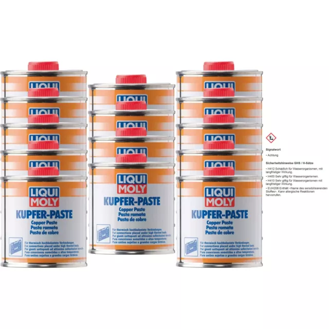 14x Liqui Moly Kupferpaste Copper Paste Schmiermittel Korrosionsschutz 250g