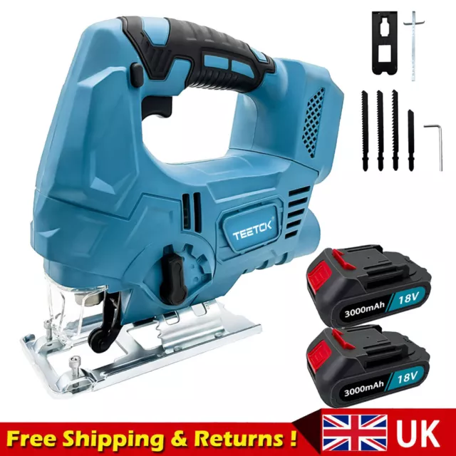 DJV180Z 18v Jigsaw LXT Lithium Ion Cordless Blades For Makita Battery Charger UK