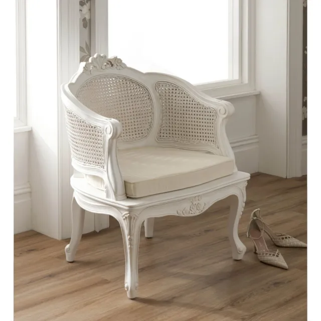 La Rochelle Antique French Style Rattan Chair