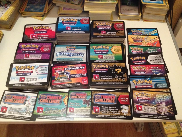 NEW Pokemon Live Online Booster Codes PTCGO - S&V SwSh XY BW series Code FAST QR