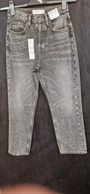 Jeans grigi stile mamma Topshop taglia 4 nuovi con etichette