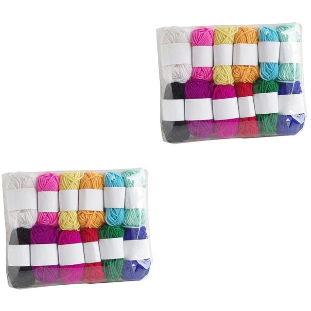 24 Pcs Woven Cloth Line Crochet Scarf Yarn Gadgets Kids Knitting Yarn