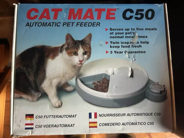 Cat mate c50 automatic pet feeder clearance