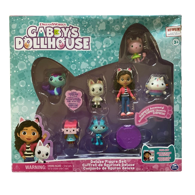 GABBY’S DOLLHOUSE DELUXE Figure Set 7 Figures 1 Surprise Accessory £43. ...