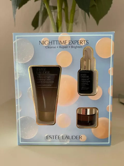 Estèe Lauder Nighttime Experts Cleanse Repair Brighten Set