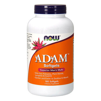 NOW FOODS ADAM Multi-Vitamin for Men, 180 softgels NOW3881