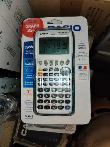 CALCULATRICE CASIO GRAPHIQUE GRAPH 35+E II PYTHON LYCÉE CALCUL MATRICIEL STATISTIQUES AVANCÉES 176X84X19MM 190G