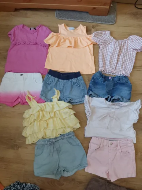 Girls Age 3-4 Years Large Summer Outfits Bundle,