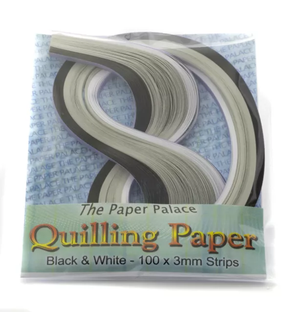 Quillingpapier - 100 Streifen für Papier Curling!!