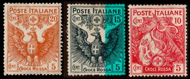 Italy Scott B1-B3 Unused hinged.