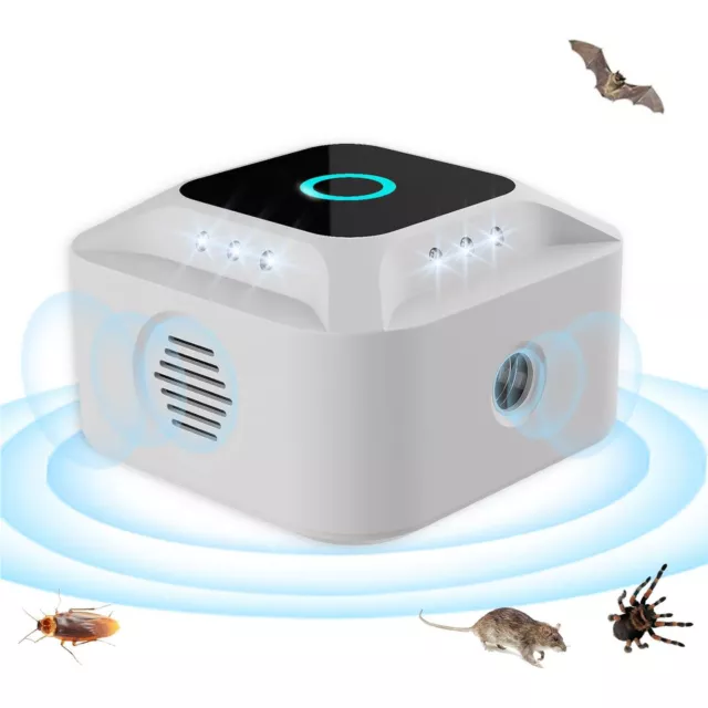 Plug-In Ultra Sonic Pest Repeller Rat Rodent Mouse Spider Repellent House Indoor