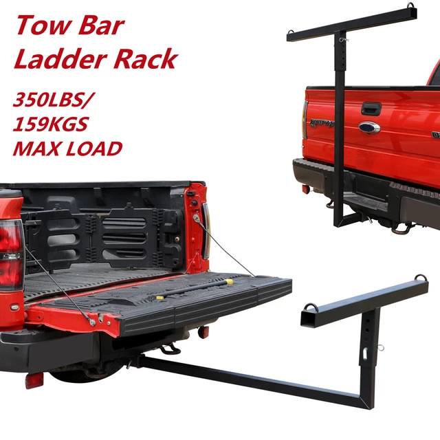 Tow Bar Ladder Ute Rack Canoe Kayak Carrier Hitch Mount Bed Extender CargoMaster