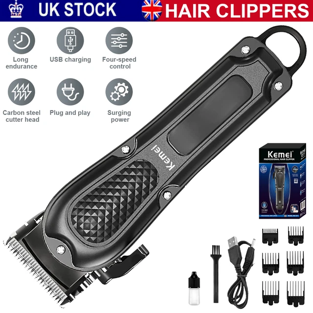 Kemei Hair Clippers Cordless Trimmer Beard Cutting Machine Barber Professional