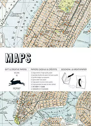 Maps #60: Gift wrapping paper book (Gift & Creative Paper Books) by Pepin van Ro