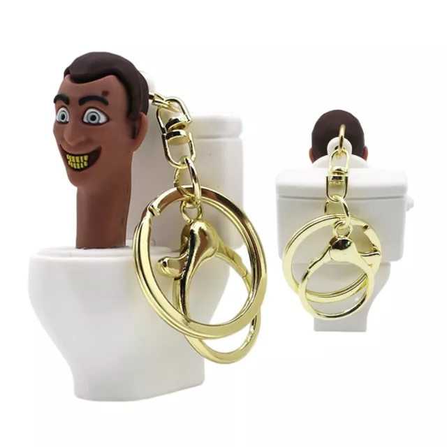 The Skibidi Toilet Toiletman Keychain Pendant Toy Model Figure Kid Funny Gift