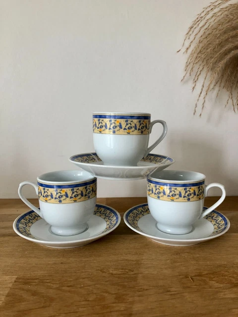 Coffret 4 Tasses à Thé LEONARDO – Collection Bali – Céramique Multicolore