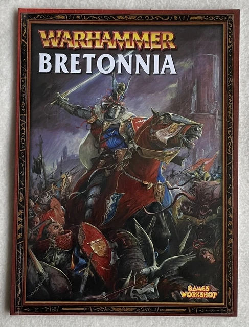 Warhammer Fantasy Battles Bretonnia Games Workshop 2003  Oop WFB Army Book Mint