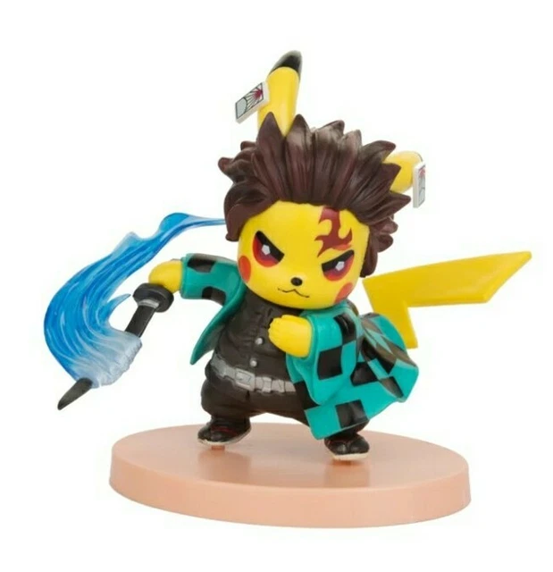 Figurine Pokémon Pikachu 10 Cm En Costume Tanjiro (Demon Slayer) - Takara Tomy