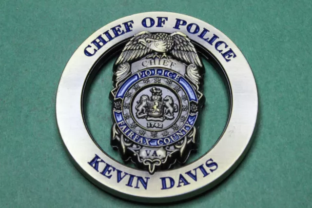 Token-Medal-Kevin Davis-Chief Of Police-Fairfax County, Virginia