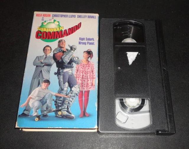 SUBURBAN COMMANDO (VHS, 1992) Hulk Hogan Comedy Sci-Fi OOP HTF Rare £7.