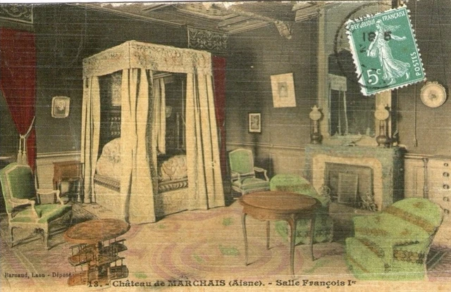 Y19 / DEPT 02 CPA 1900 LE CHATEAU DE MARCHIS LA SALLE FRANÇOIS 1er / BE