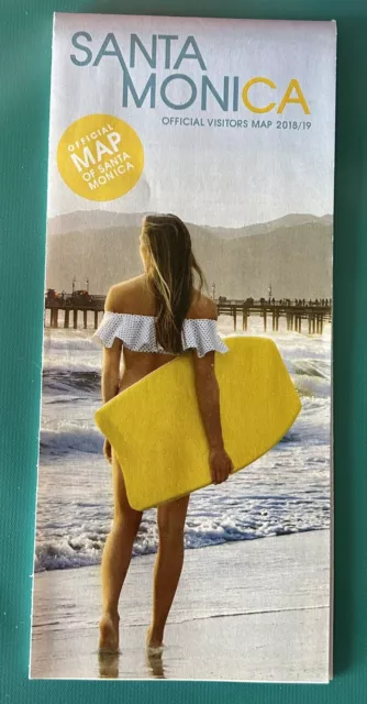 Santa Monica California Brochures Map 2018