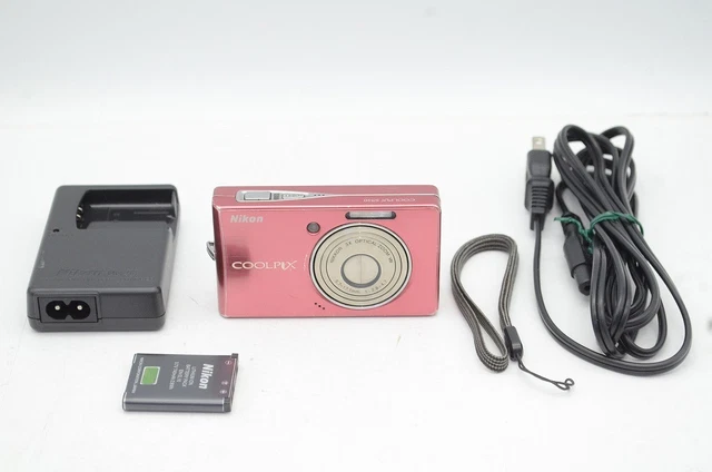 NIKON COOLPIX S510 8.1MP Compact Digital Camera Raspberry