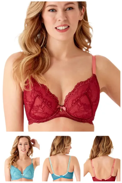 GOSSARD GLOSSIES LACE Sheer Bra 13001 Womens Underwired Sexy Lace