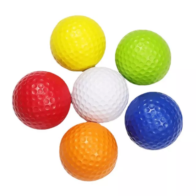 5Pcs PU Foam Sponge Soft Golf Balls For Indoor Golf Practice Ball Children's Toy