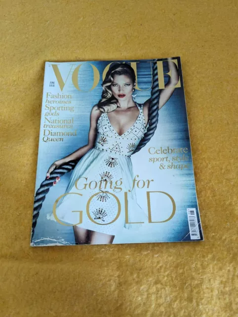 British Vogue June 2012 Kate Moss magazine