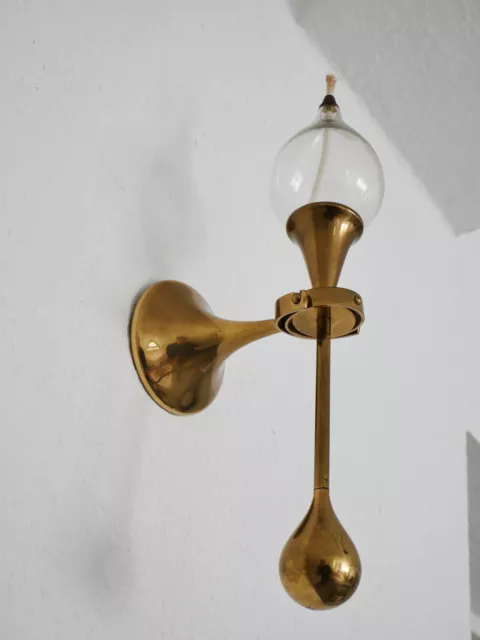 Clear Drops Öllampe, Freddie Andersen Design, vintage, dänisch