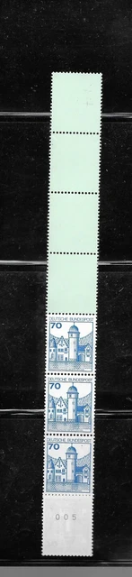 2260 - Bund - Rm MiNr. 918   alte Fluor RE 5 + 4 Lf   helltürkis postfrisch
