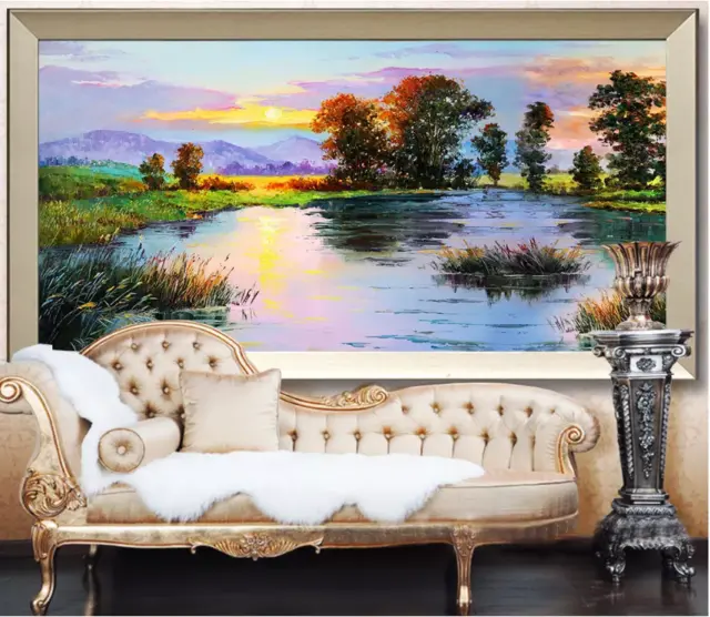 3D Oil Painting ZHU3178 Wallpaper Wall Mural Print Removable Self-adhesive Amy