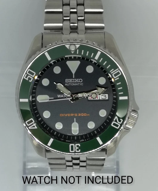 CERAMIC BEZEL INSERT for Seiko SKX 007 009 tea green colour scratch  resistant £ - PicClick UK