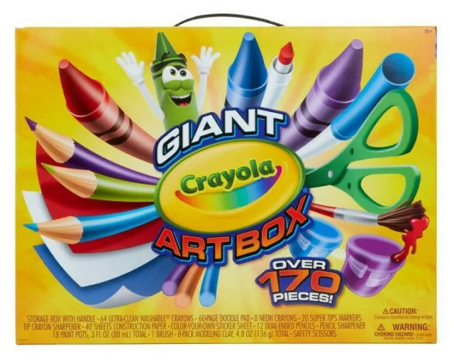 Crayola Tip 50 Piece Art Kit - Scarlet Gift Crayons,Markers,Pencils &  Sharpener
