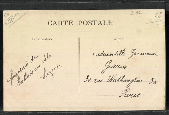 CPA Dormans, Vue prise de la Route d´Igny 1909 2