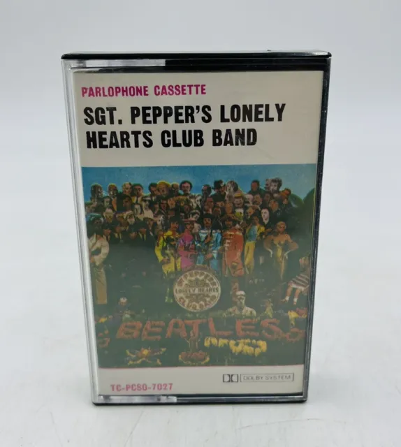 The Beatles SGT Peppers Lonely Hearts Club Cassette Tape TC-PCSO-7027