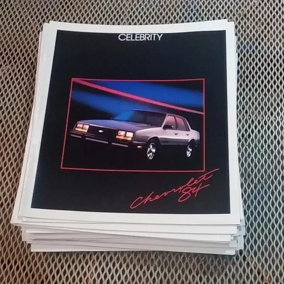 (50) 1984 Chevy Celebrity Brochure 20 Page  lot #4